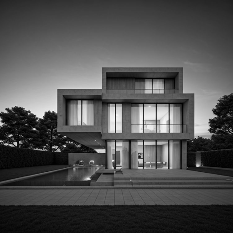 Villa contemporaine en béton