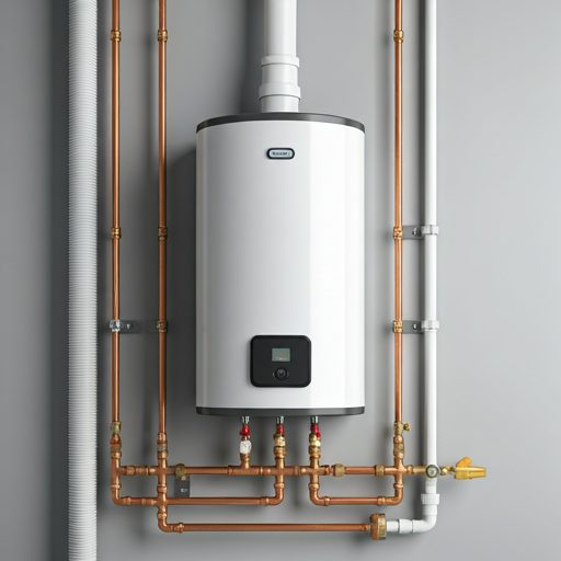 Chauffe-eau mural moderne