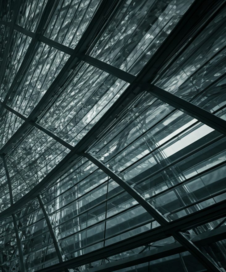 Verrière en acier et verre