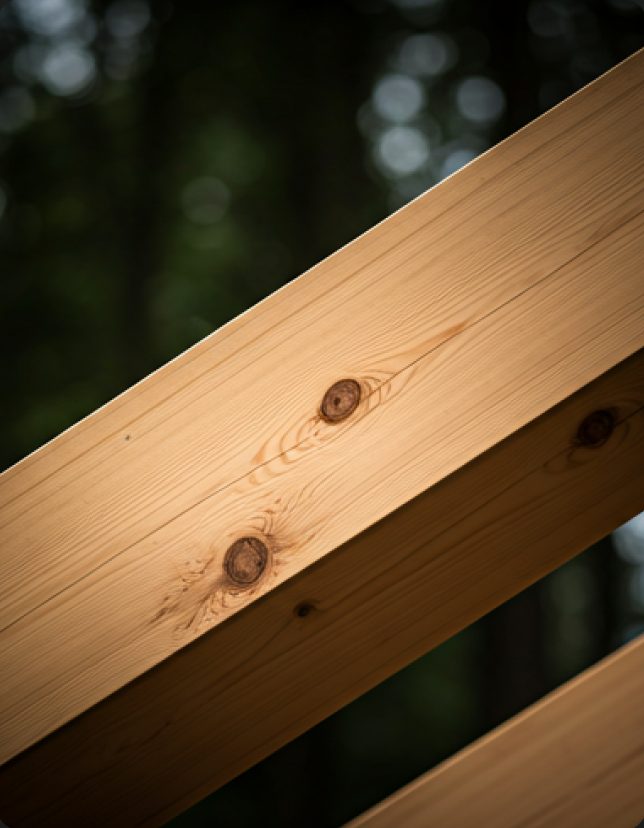 Poutres en bois massif